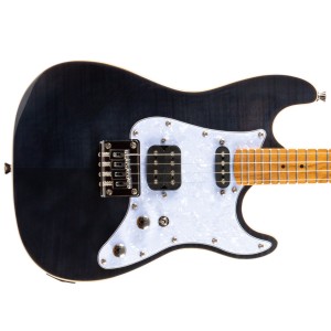 Flight Pathfinder Tenor Solid Body Electric Ukulele - Transparent Black